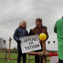 Een applaus & toeteren bord!