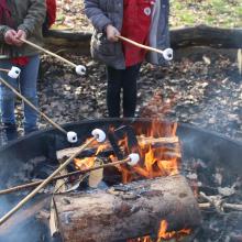 Het leukste deel van de opkomst! Tijd voor Marshmallows!